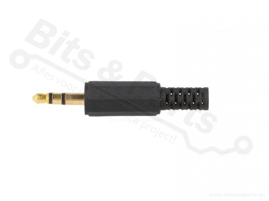 Jack plug male 3,5mm stereo verguld /gold plated